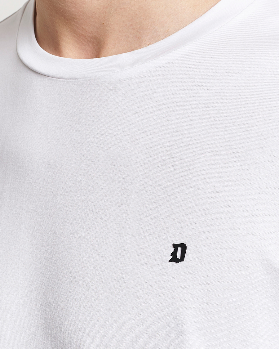 Herr | T-Shirts | Dondup | Logo Crew Neck T-Shirt White