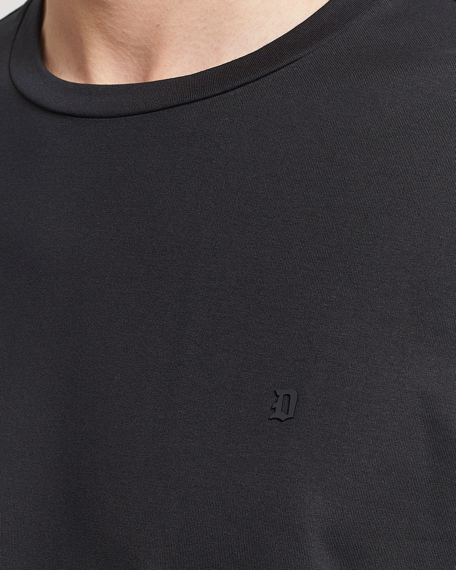 Herr | T-Shirts | Dondup | Logo Crew Neck T-Shirt Black