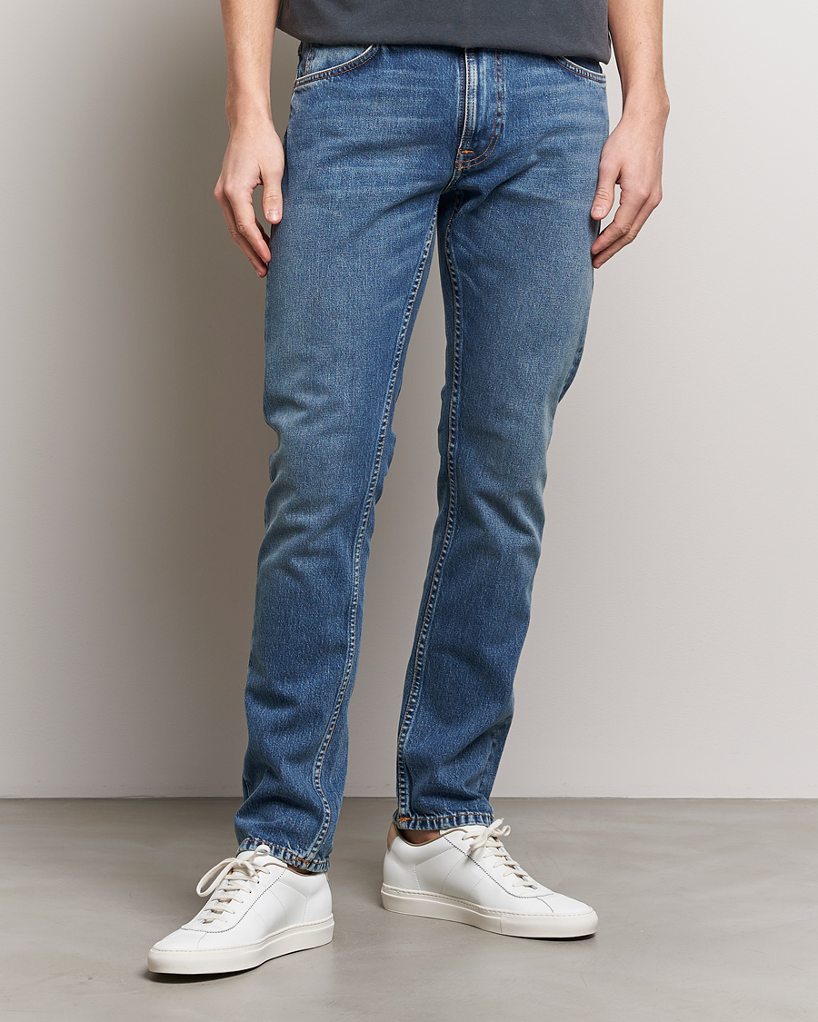 Herr | Avdelningar | Nudie Jeans | Lean Dean Jeans Dark Waters