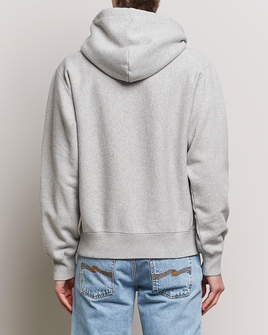 Herr | Tröjor | Nudie Jeans | Fredrik Hoodie Grey Melange
