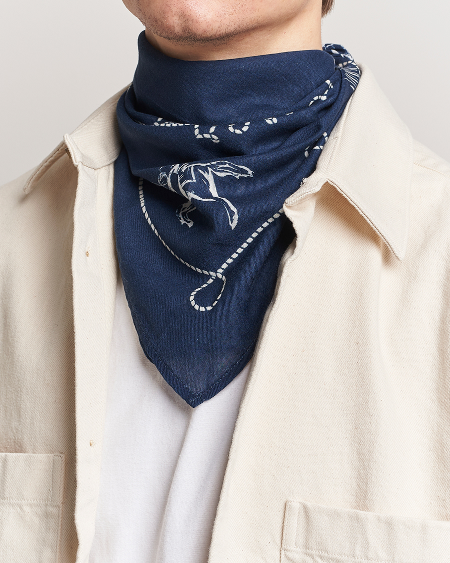 Herr | Accessoarer | Nudie Jeans | Ingrid Bandana Navy