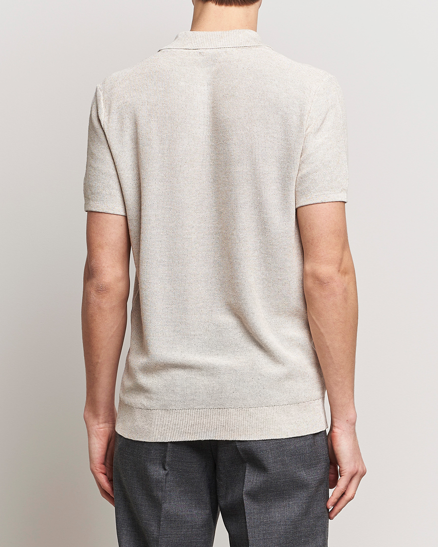 Herr | Pikéer | A.P.C. | Jay Knitted Polo Beige