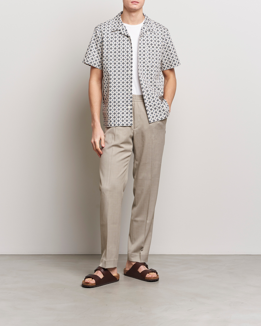 Herr | Skjortor | A.P.C. | Lloyd Printed Resort Shirt Off White