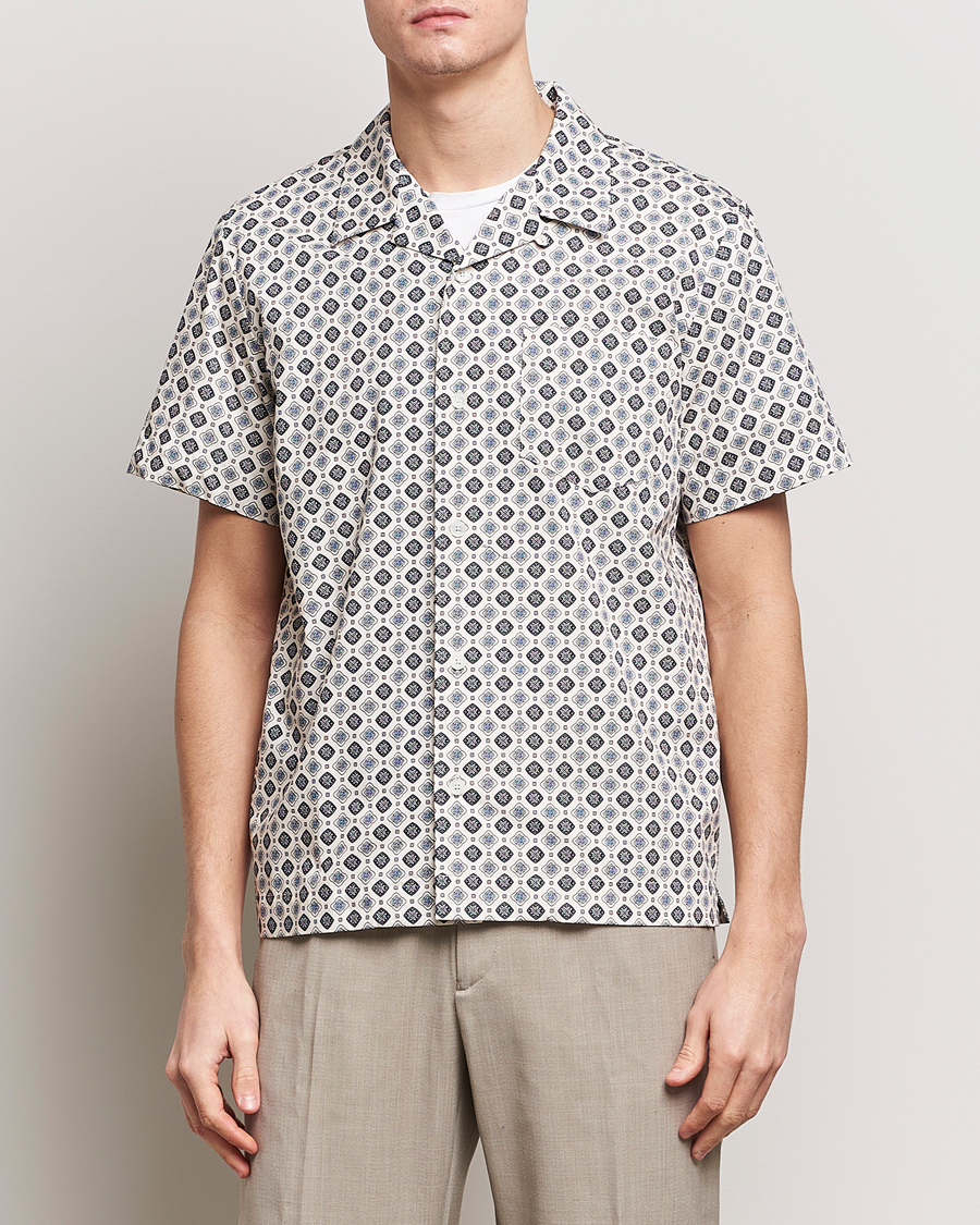 Herr | Skjortor | A.P.C. | Lloyd Printed Resort Shirt Off White