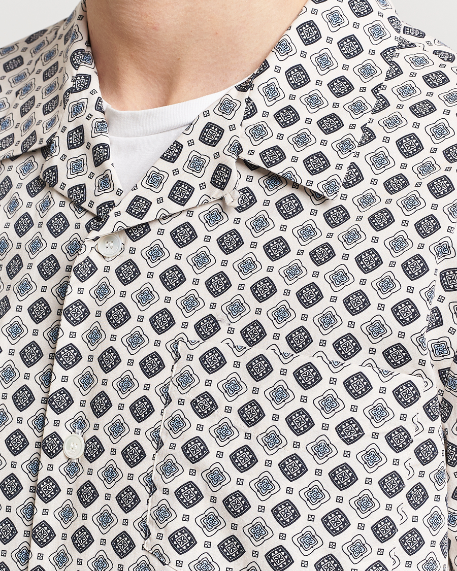 Herr | Skjortor | A.P.C. | Lloyd Printed Resort Shirt Off White