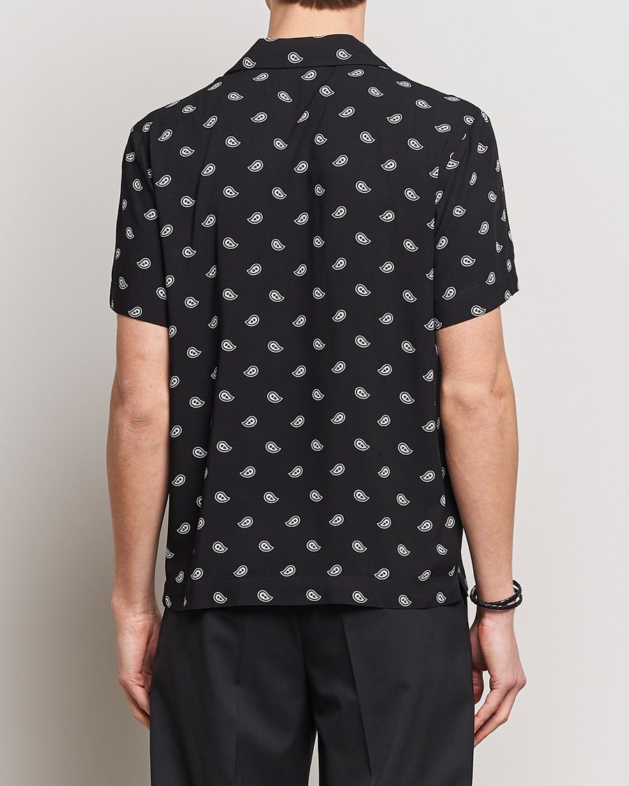 Herr | Skjortor | A.P.C. | Lloyd Printed Paisley Resort Shirt Black