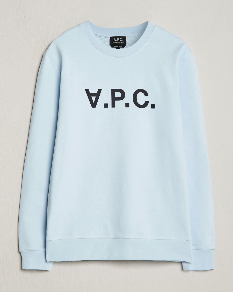 Herr | Tröjor | A.P.C. | VPC Sweatshirt Light Blue