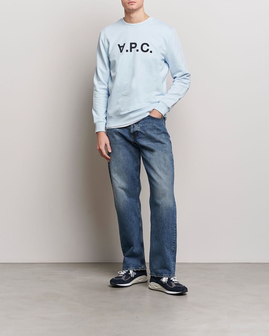 Herr | Tröjor | A.P.C. | VPC Sweatshirt Light Blue