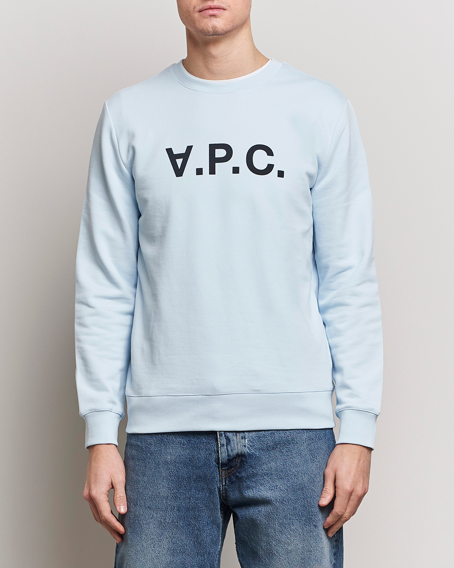 Herr | 20% rea | A.P.C. | VPC Sweatshirt Light Blue