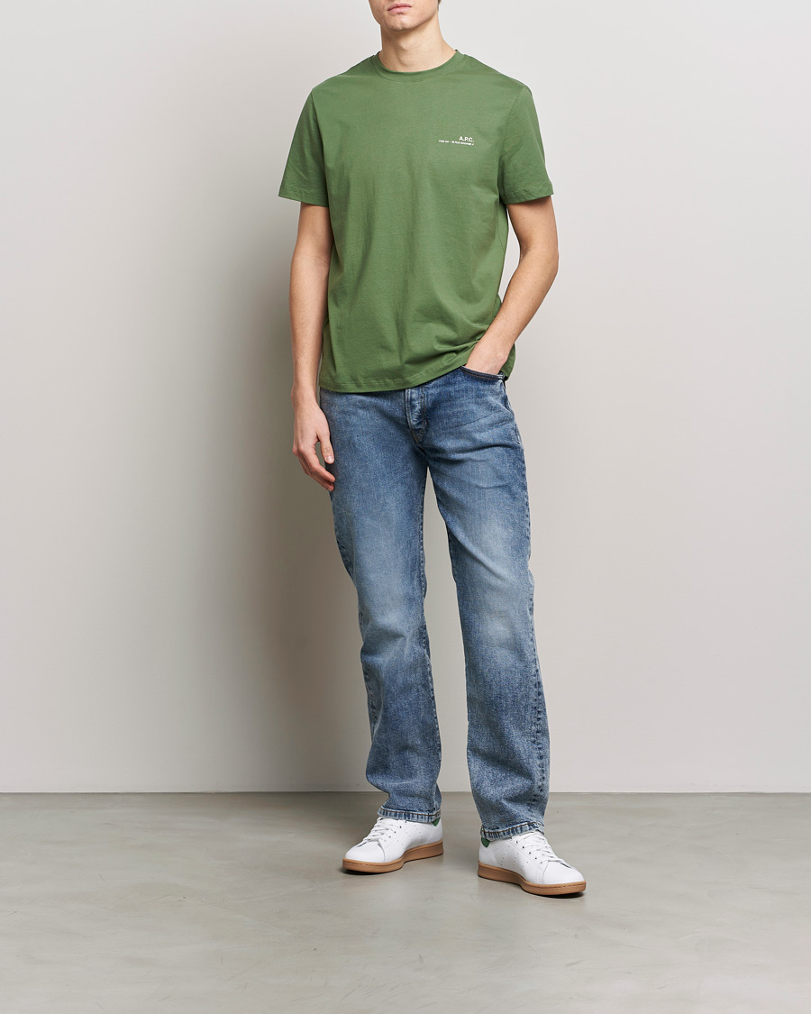 Herr | T-Shirts | A.P.C. | Item T-shirt Gray Green