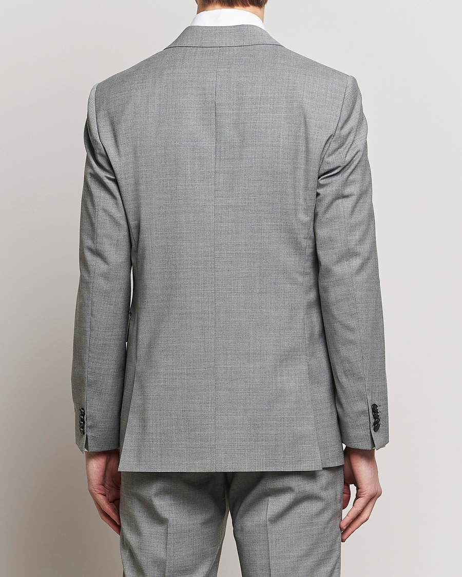 Herr | Kavajer | Tiger of Sweden | Justin Wool Travel Suit Blazer Grey Melange