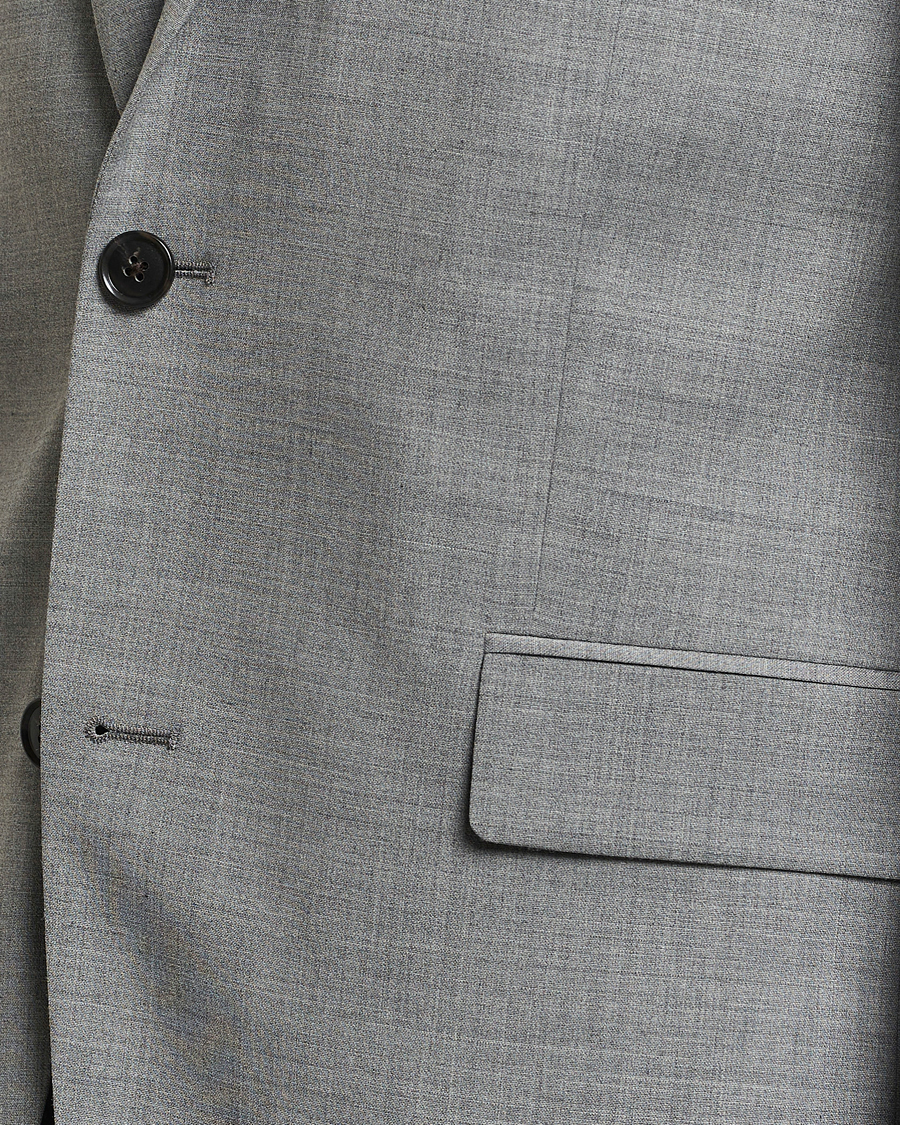 Herr | Kavajer | Tiger of Sweden | Justin Wool Travel Suit Blazer Grey Melange