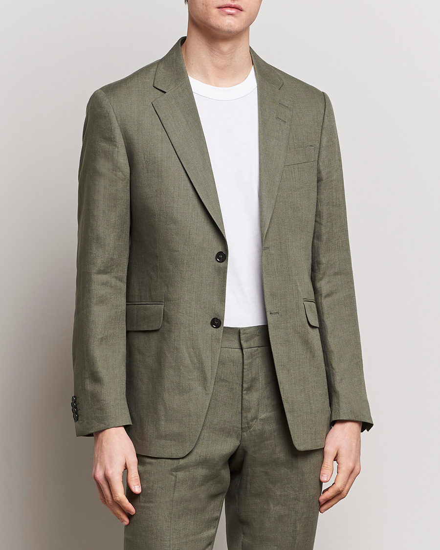 Herr | Summer | Tiger of Sweden | Justin Linen Blazer Thyme