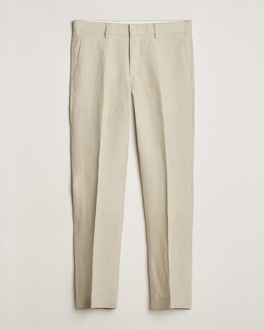 Herr | Byxor | Tiger of Sweden | Tenuta Linen Suit Trousers Dawn Misty