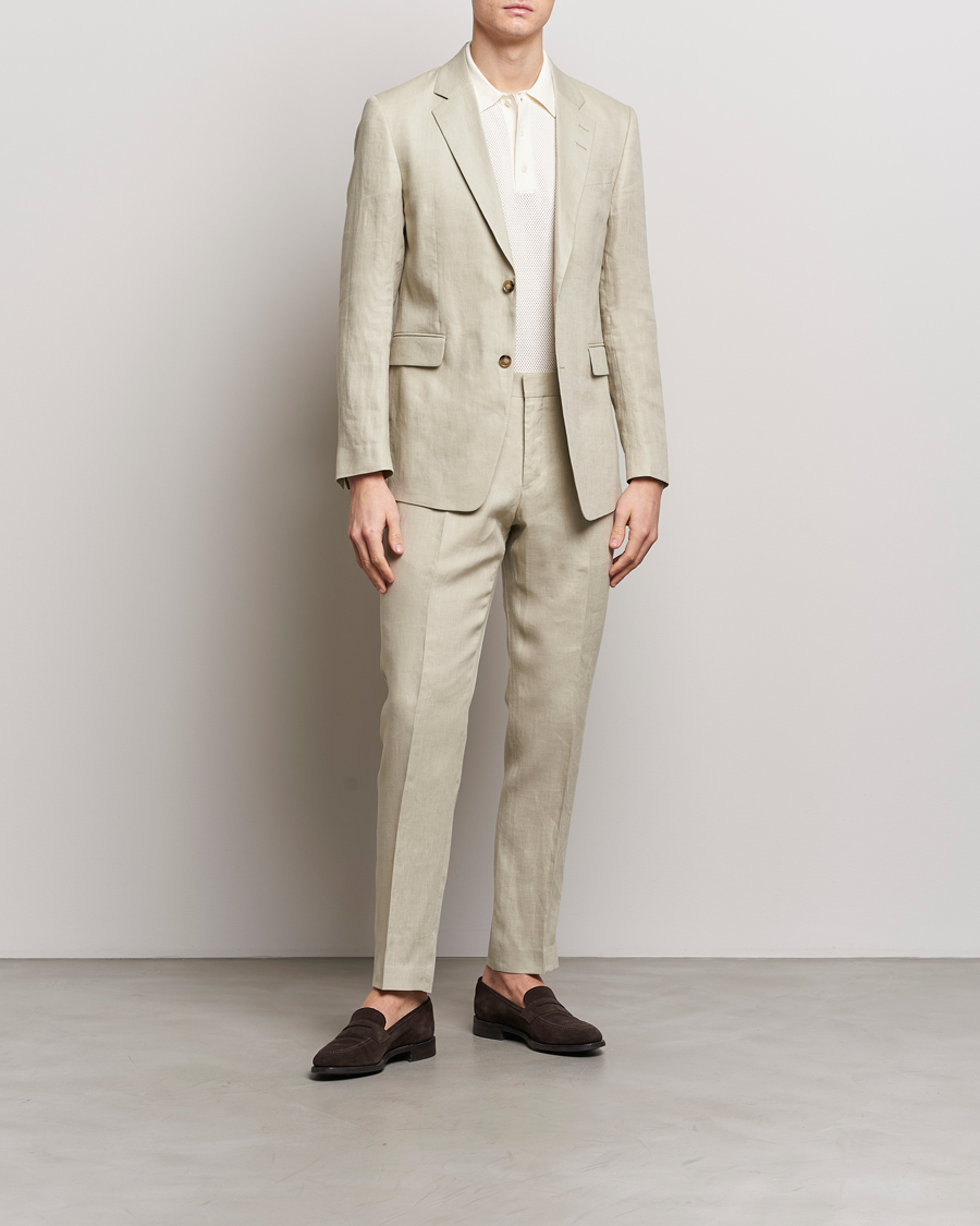 Herr | Byxor | Tiger of Sweden | Tenuta Linen Suit Trousers Dawn Misty