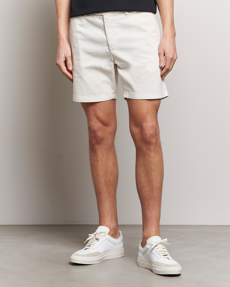 Herr | Shorts | Tiger of Sweden | Caid Cotton Chino Shorts Summer Snow