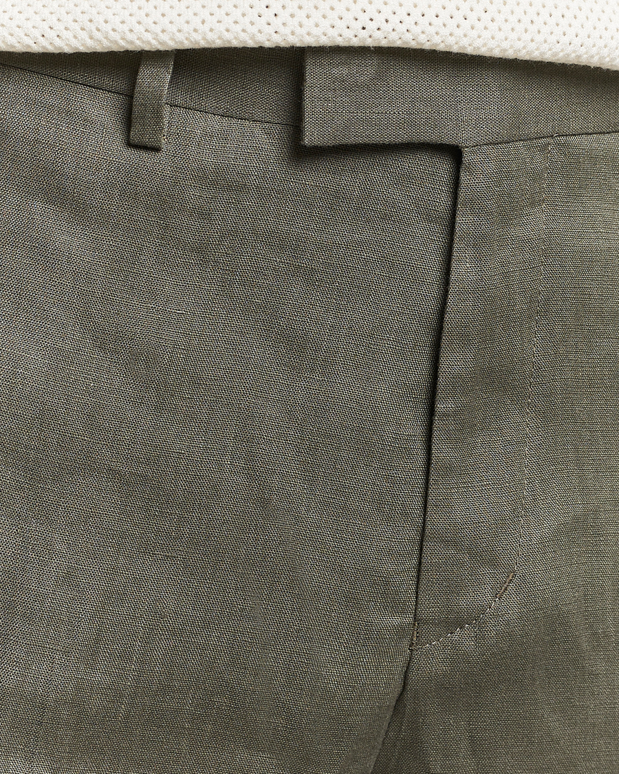 Herr | Shorts | Tiger of Sweden | Thiago Linen Shorts Thyme