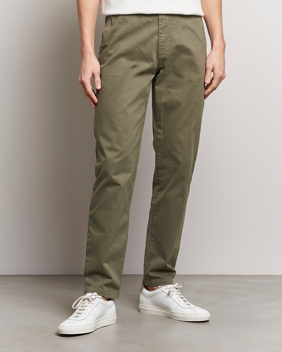 Herr | Avdelningar | Tiger of Sweden | Caidon Cotton Chinos Dusty Green