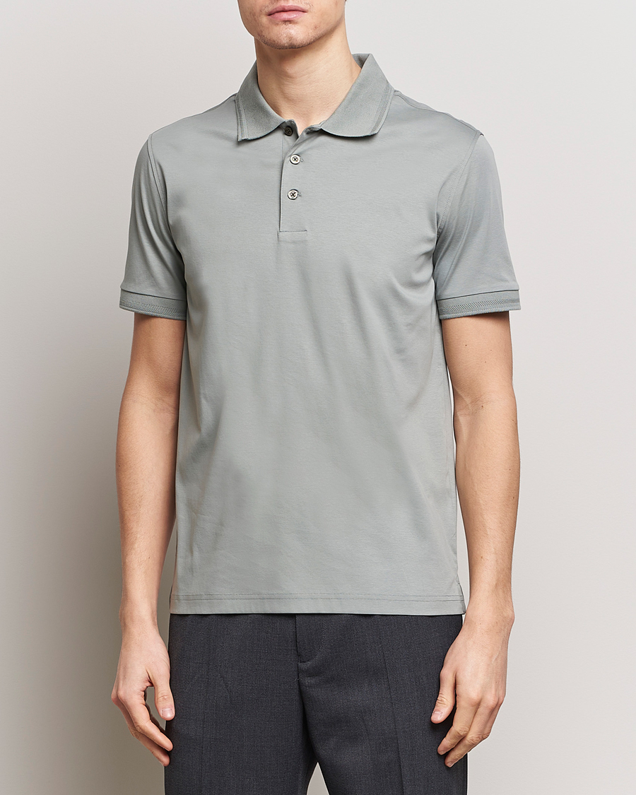 Herr | Business & Beyond | Tiger of Sweden | Riose Cotton Polo Shadow
