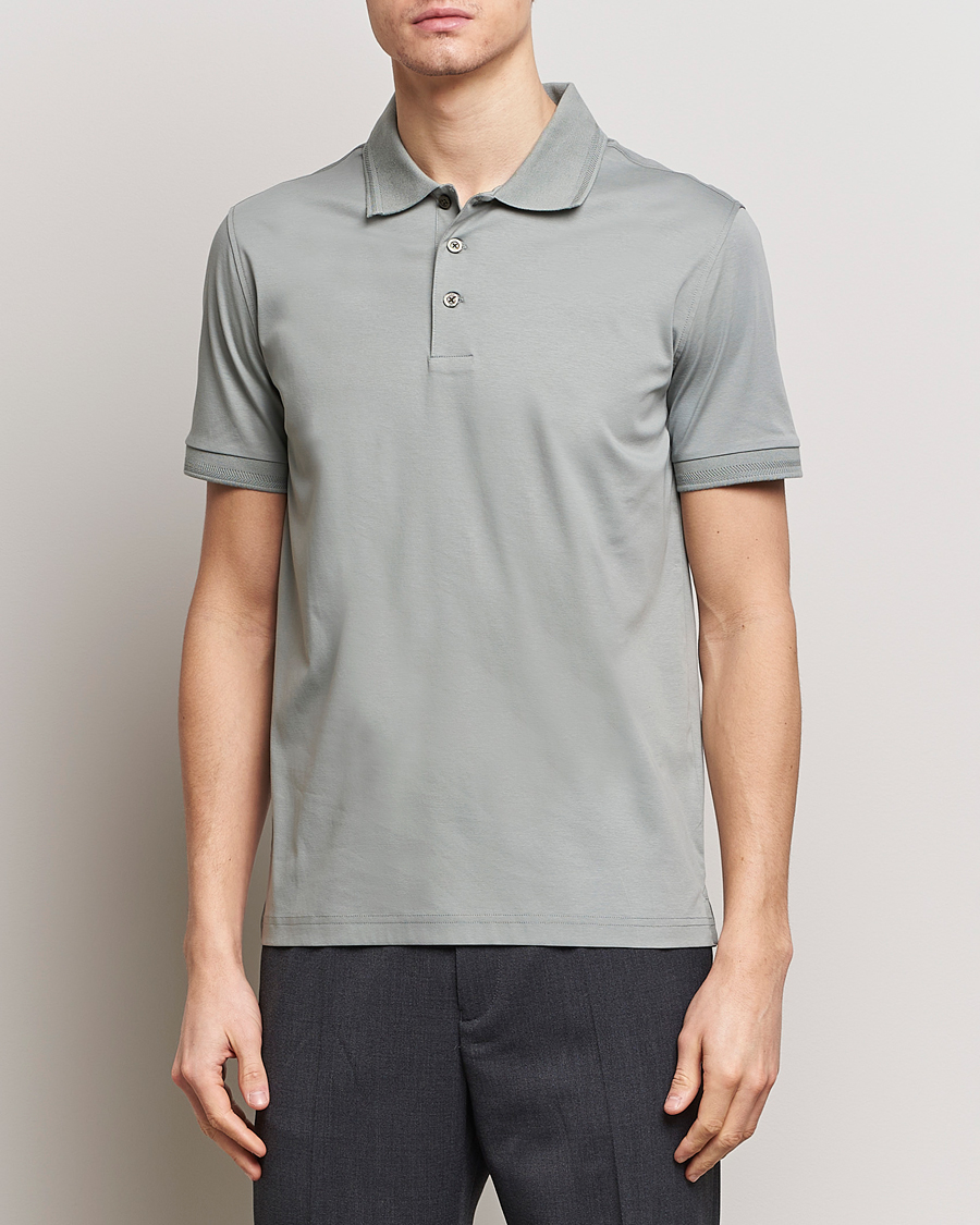 Herr | Kläder | Tiger of Sweden | Riose Cotton Polo Shadow