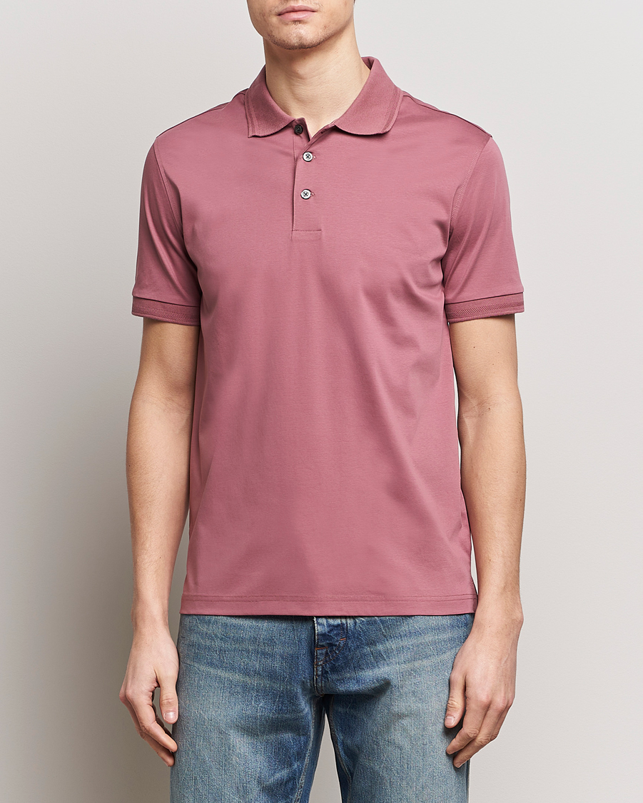 Herre |  | Tiger of Sweden | Riose Cotton Polo Rose Brown