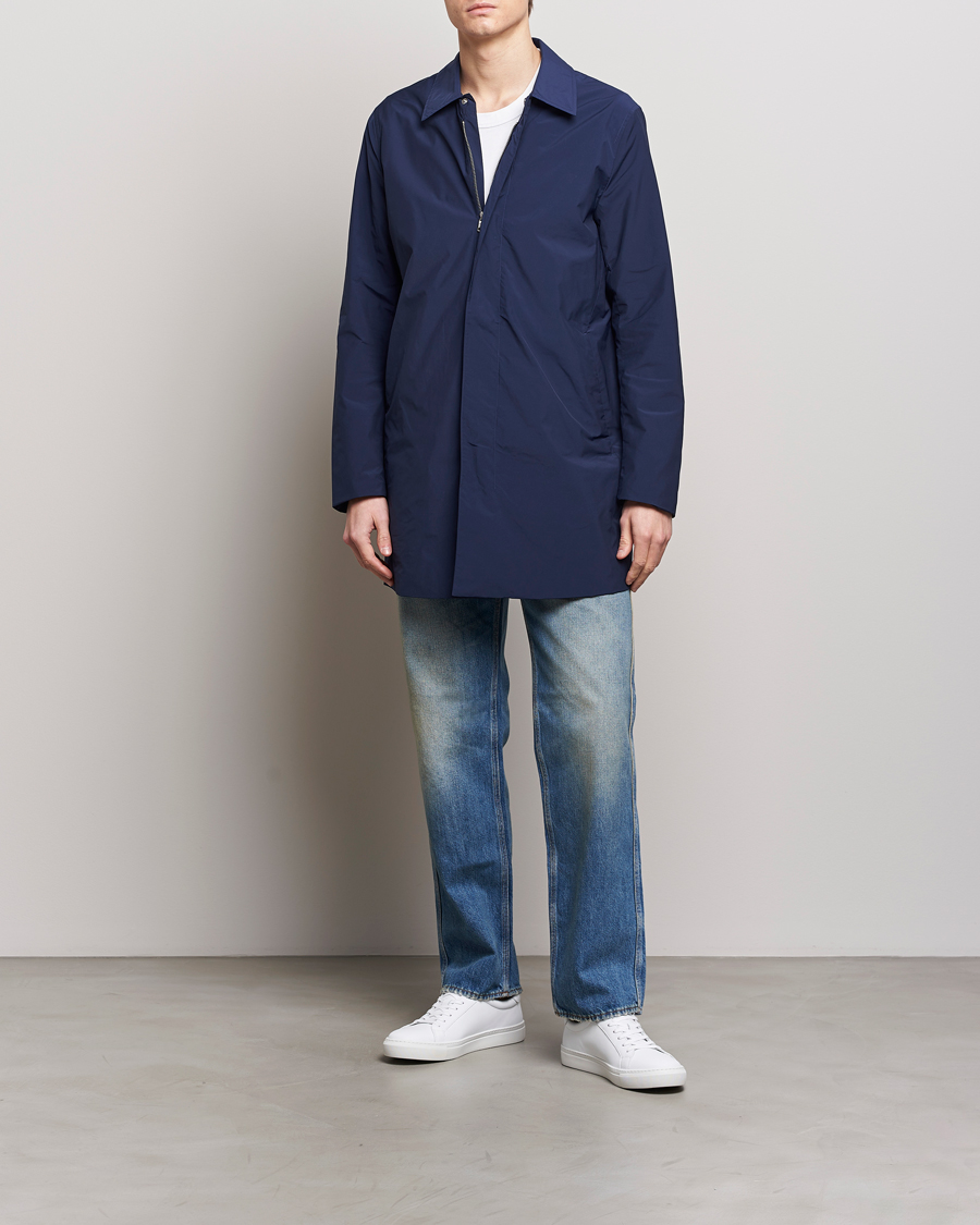 Herr | Jackor | Tiger of Sweden | Cort Car Coat Indigo