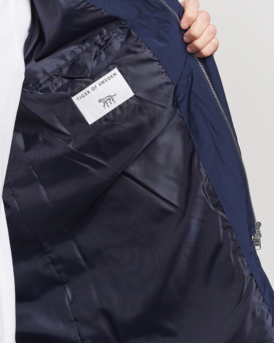 Herr | Jackor | Tiger of Sweden | Cort Car Coat Indigo