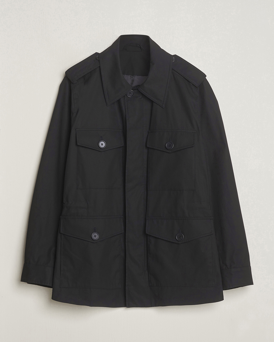 Herr | Jackor | Tiger of Sweden | Bendrik Cotton Field Jacket Black