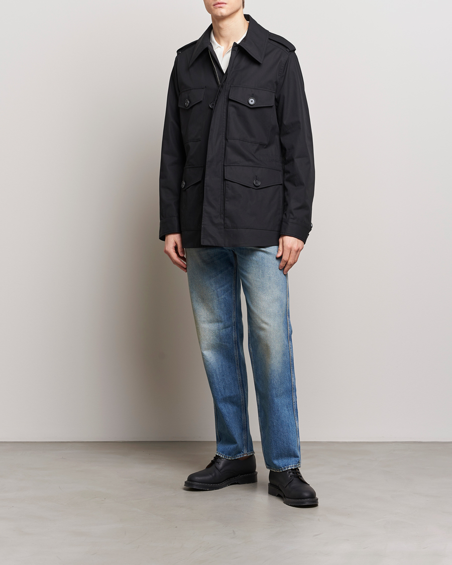 Herr | Jackor | Tiger of Sweden | Bendrik Cotton Field Jacket Black