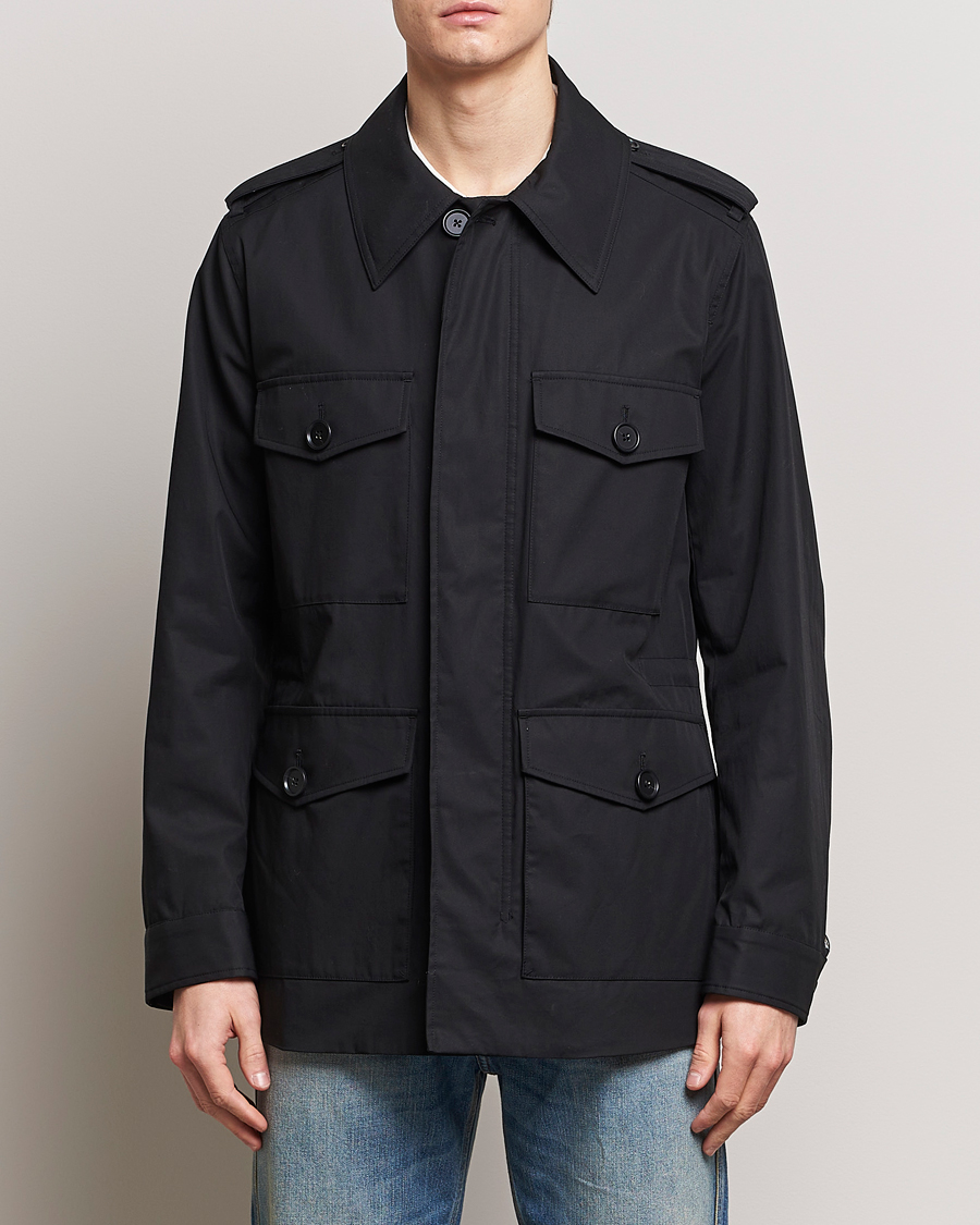 Herr | Field jackets | Tiger of Sweden | Bendrik Cotton Field Jacket Black