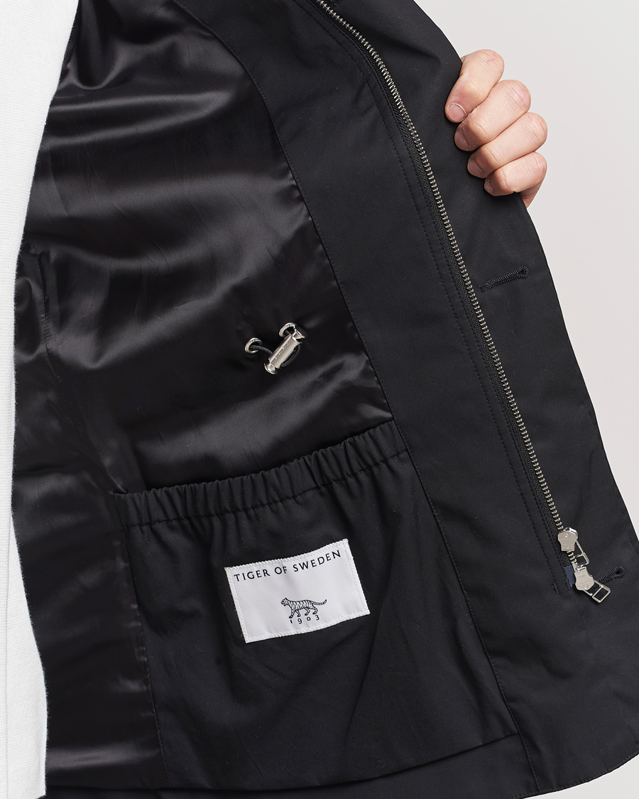 Herr | Jackor | Tiger of Sweden | Bendrik Cotton Field Jacket Black