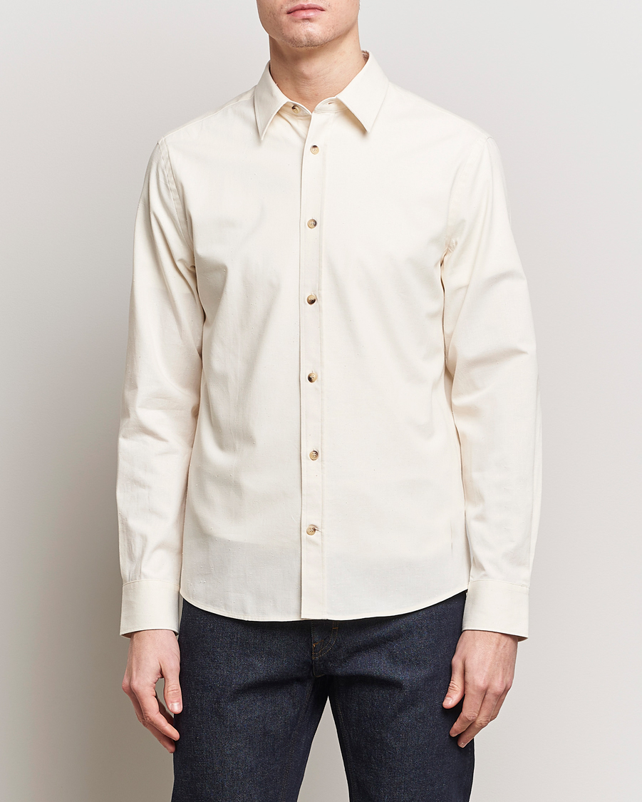 Herr | Casual | Tiger of Sweden | Spenser Cotton Shirt Off White