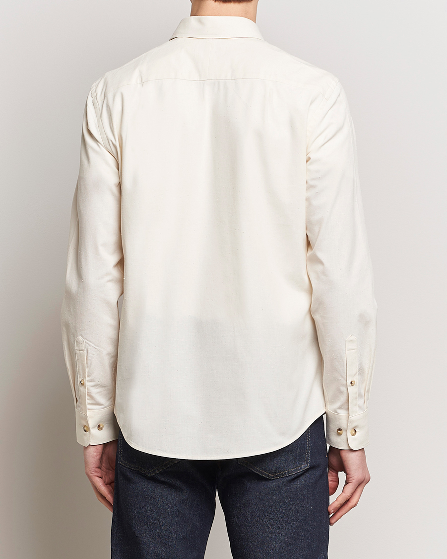 Herr | Skjortor | Tiger of Sweden | Spenser Cotton Shirt Off White