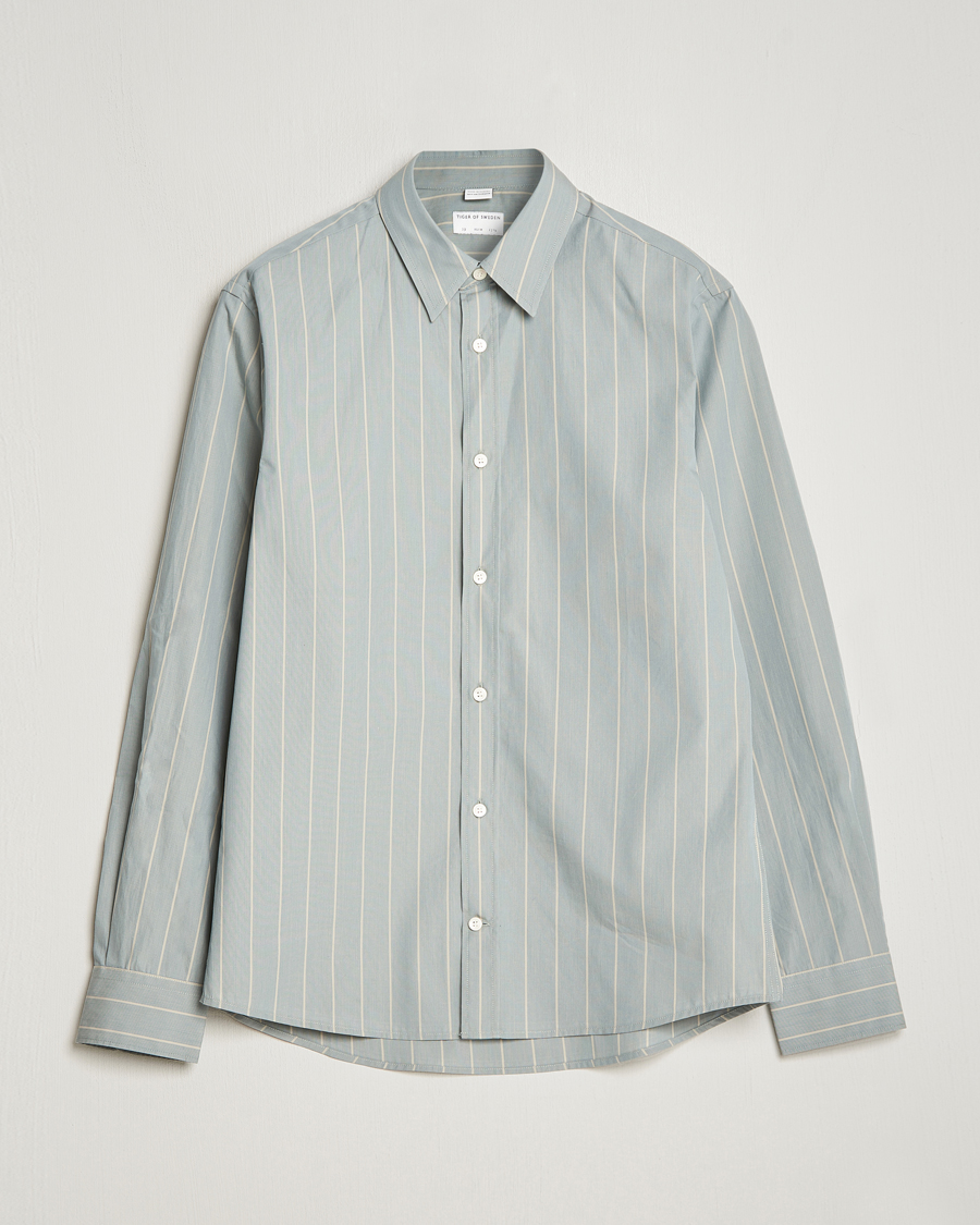 Herr | Skjortor | Tiger of Sweden | Spenser Cotton Shirt Shadow