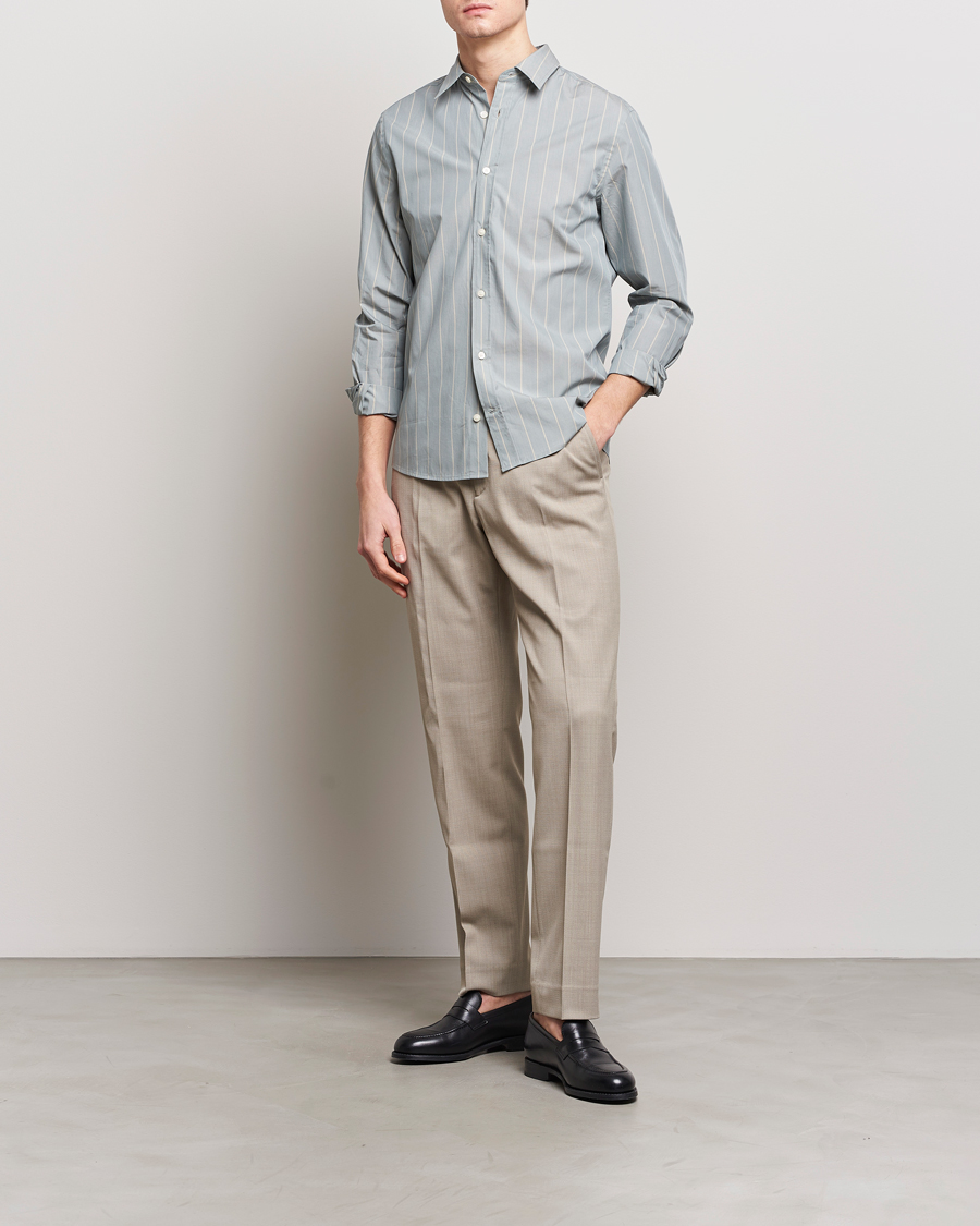 Herr | Skjortor | Tiger of Sweden | Spenser Cotton Shirt Shadow