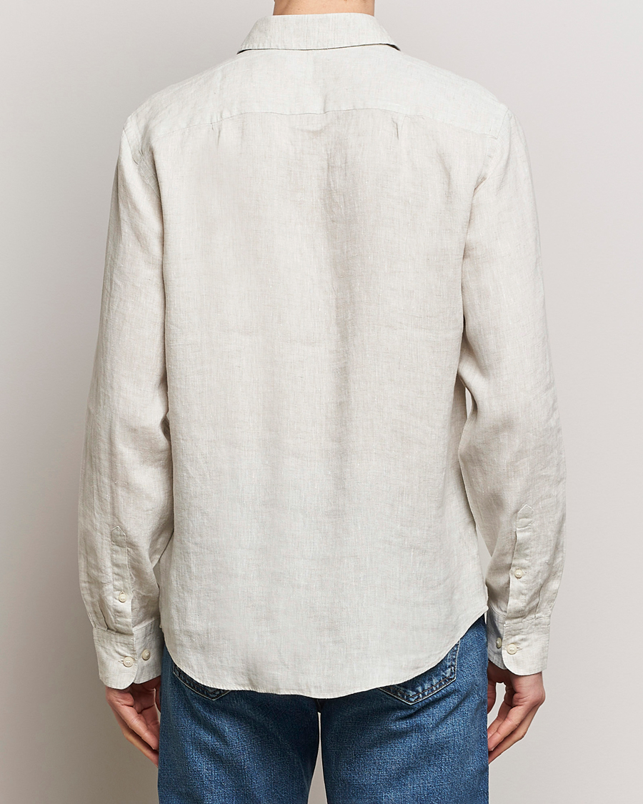 Herr | Skjortor | Tiger of Sweden | Spenser Linen Shirt Pale Clay
