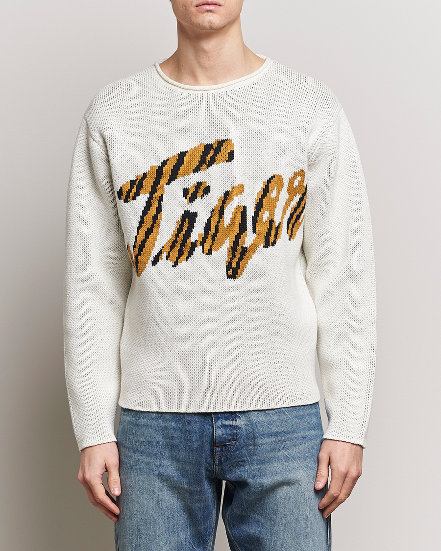 Herr | Rea kläder | Tiger of Sweden | Bobi Heavy Knitted Sweater Off White