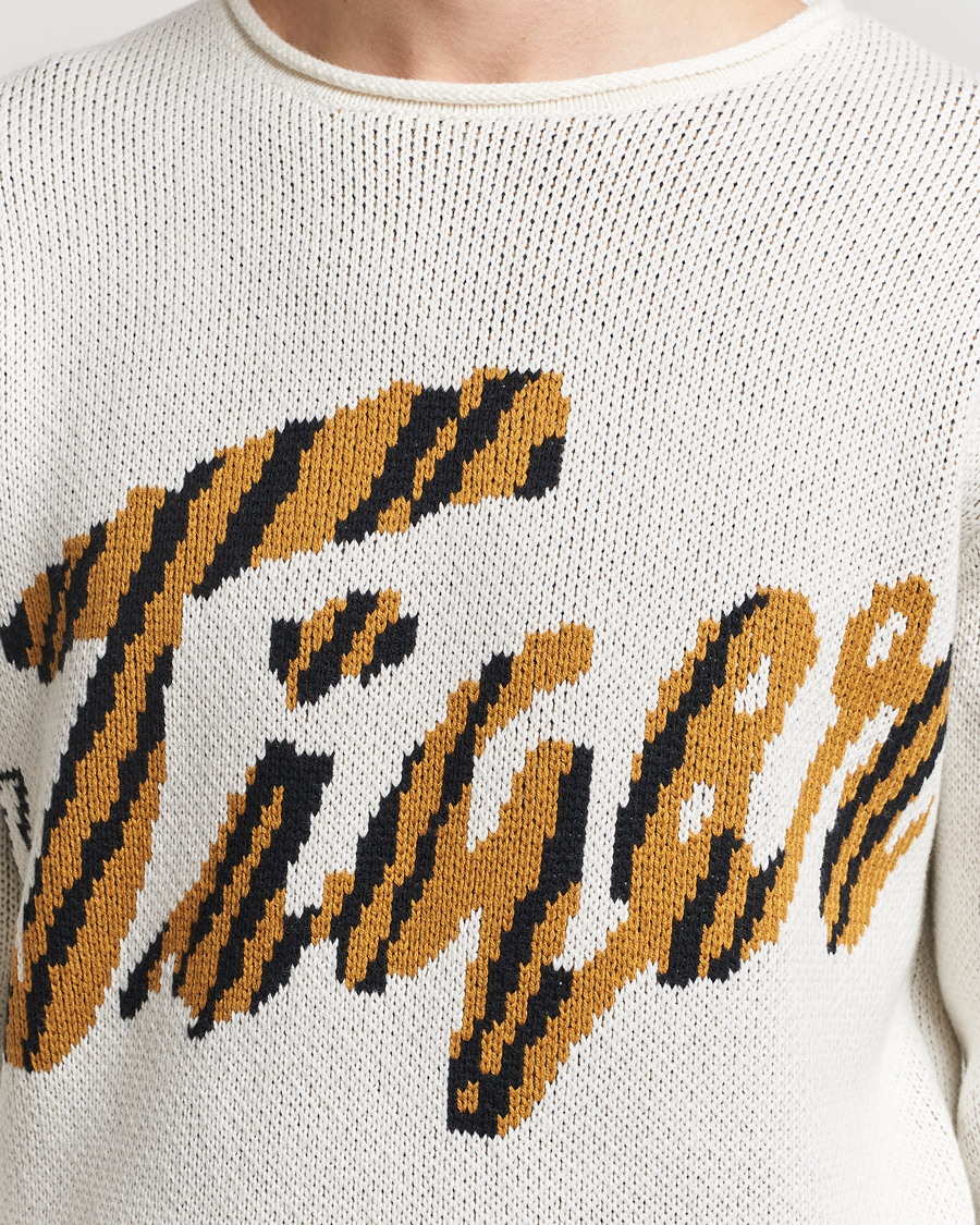Herr | Tröjor | Tiger of Sweden | Bobi Heavy Knitted Sweater Off White