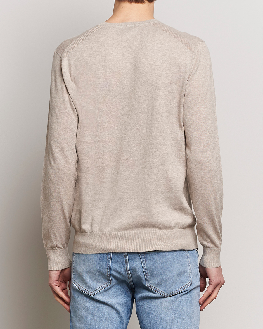 Herr | Tröjor | Tiger of Sweden | Michas Cotton/Linen Knitted Sweater Soft Latte