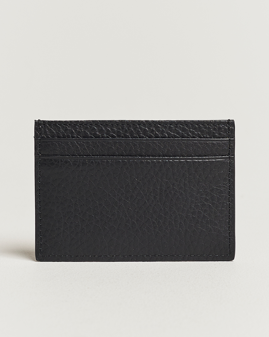 Herr | Business & Beyond | Tiger of Sweden | Wharf Grained Leather Card Holder Black