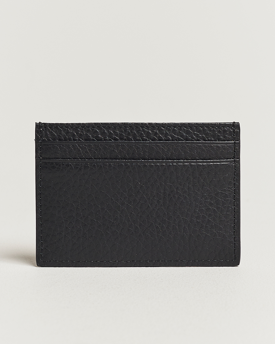 Herr |  | Tiger of Sweden | Wharf Grained Leather Card Holder Black