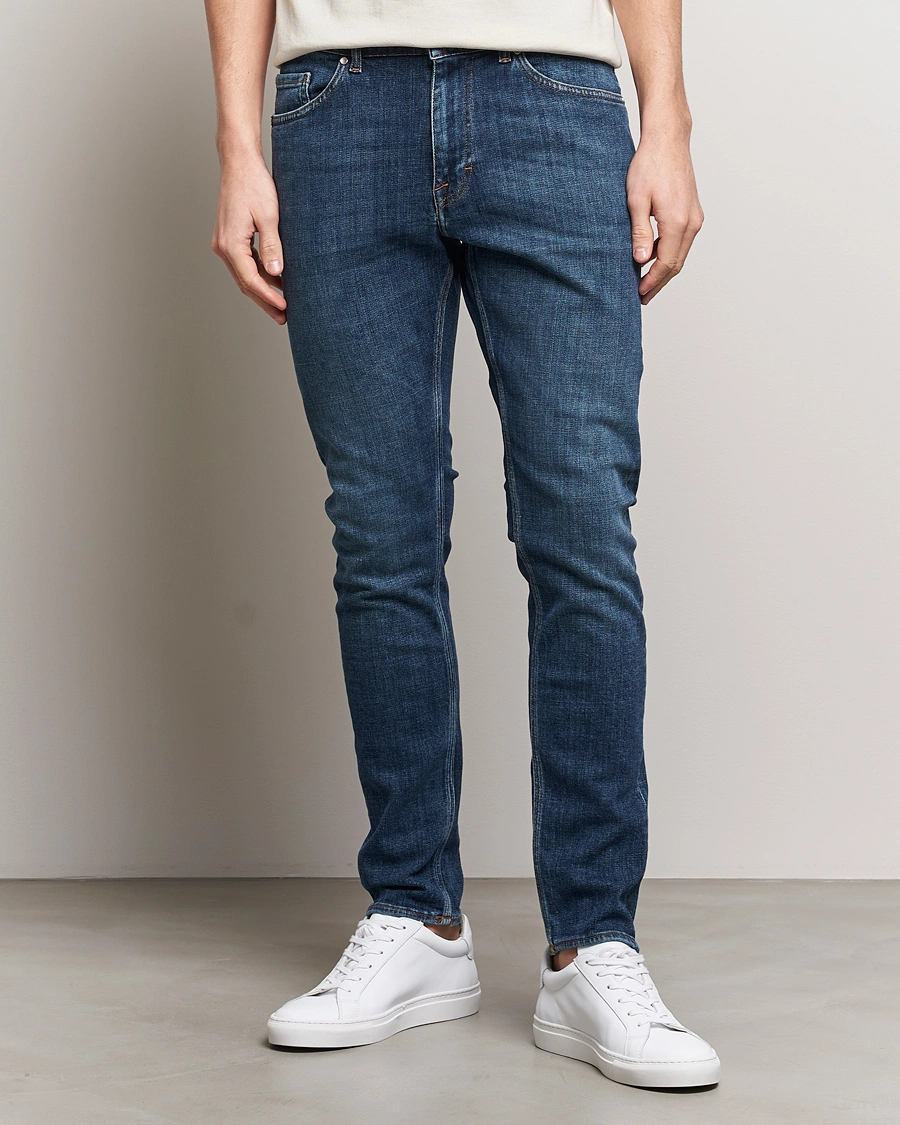 Herr | Slim fit | Tiger of Sweden | Evolve Jeans Medium Blue