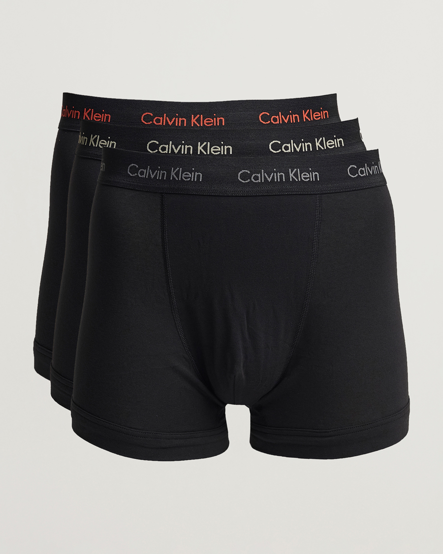 Herr | Underkläder | Calvin Klein | Cotton Stretch Trunk 3-pack Black