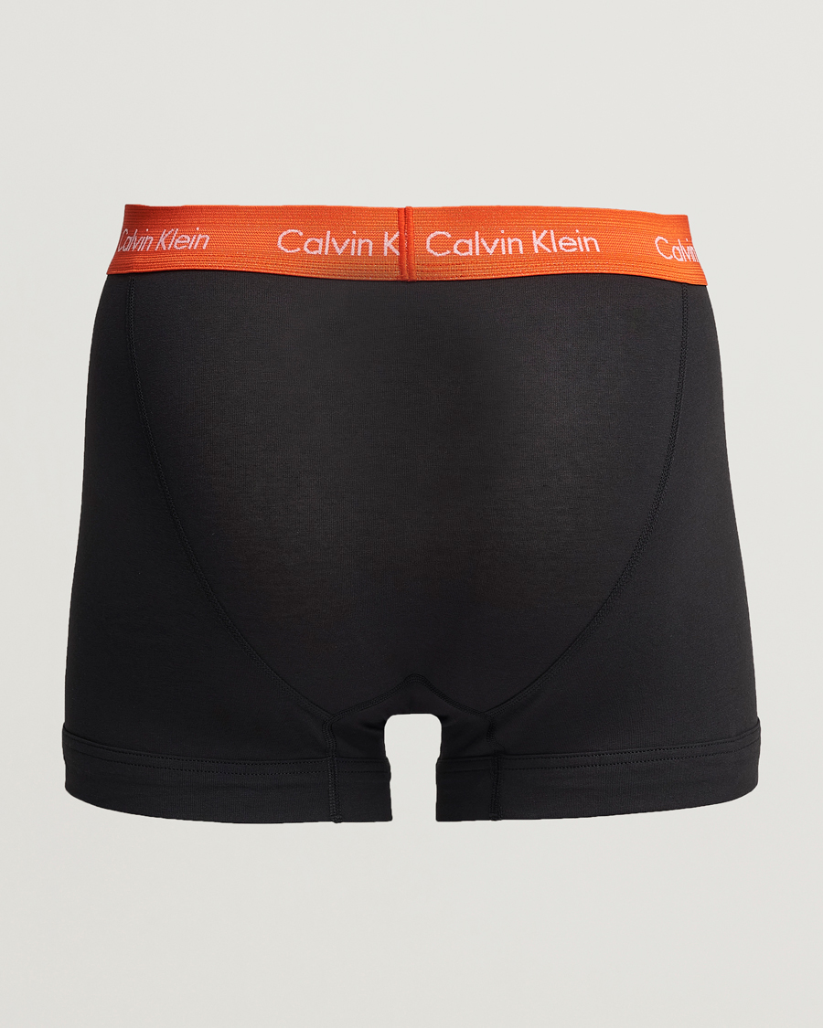 Herr | Trunks | Calvin Klein | Cotton Stretch Trunk 3-pack Red/Grey/Moss