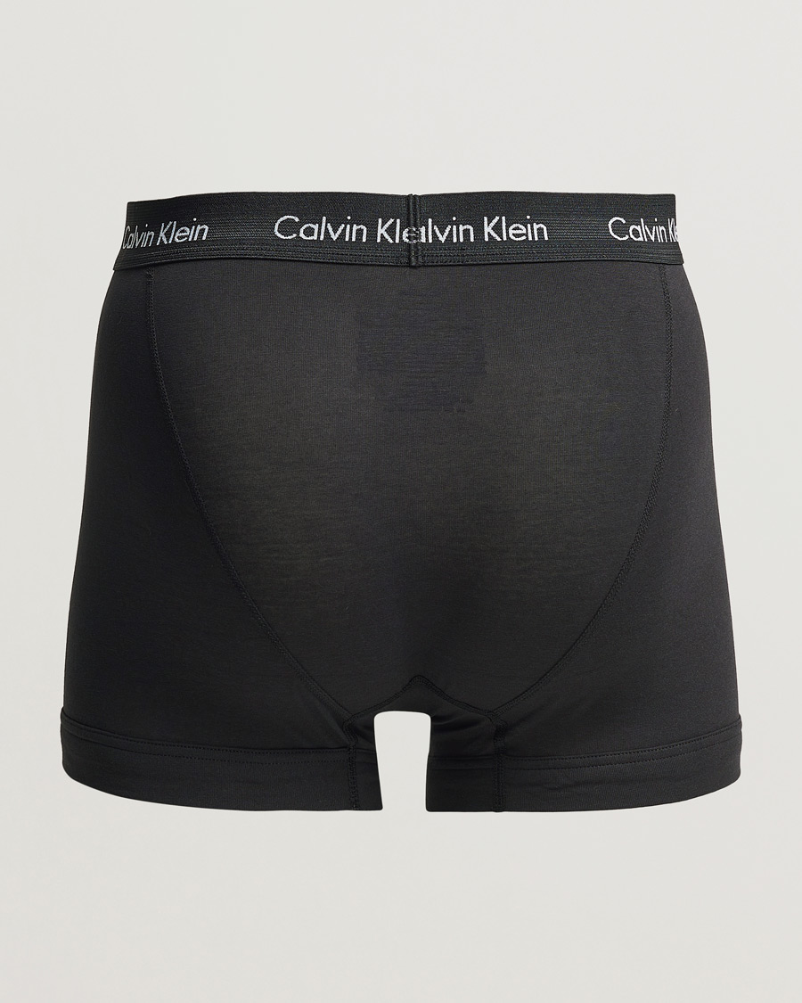 Herr | Kläder | Calvin Klein | Cotton Stretch Trunk 3-pack Black/Rose/Ocean