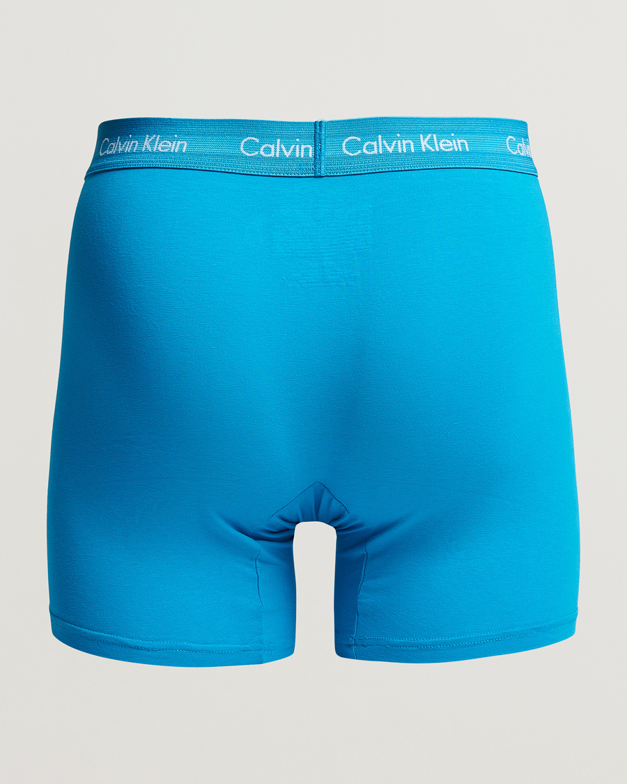 Herr | Kalsonger | Calvin Klein | Cotton Stretch 3-Pack Boxer Breif Blue/Arona/Green