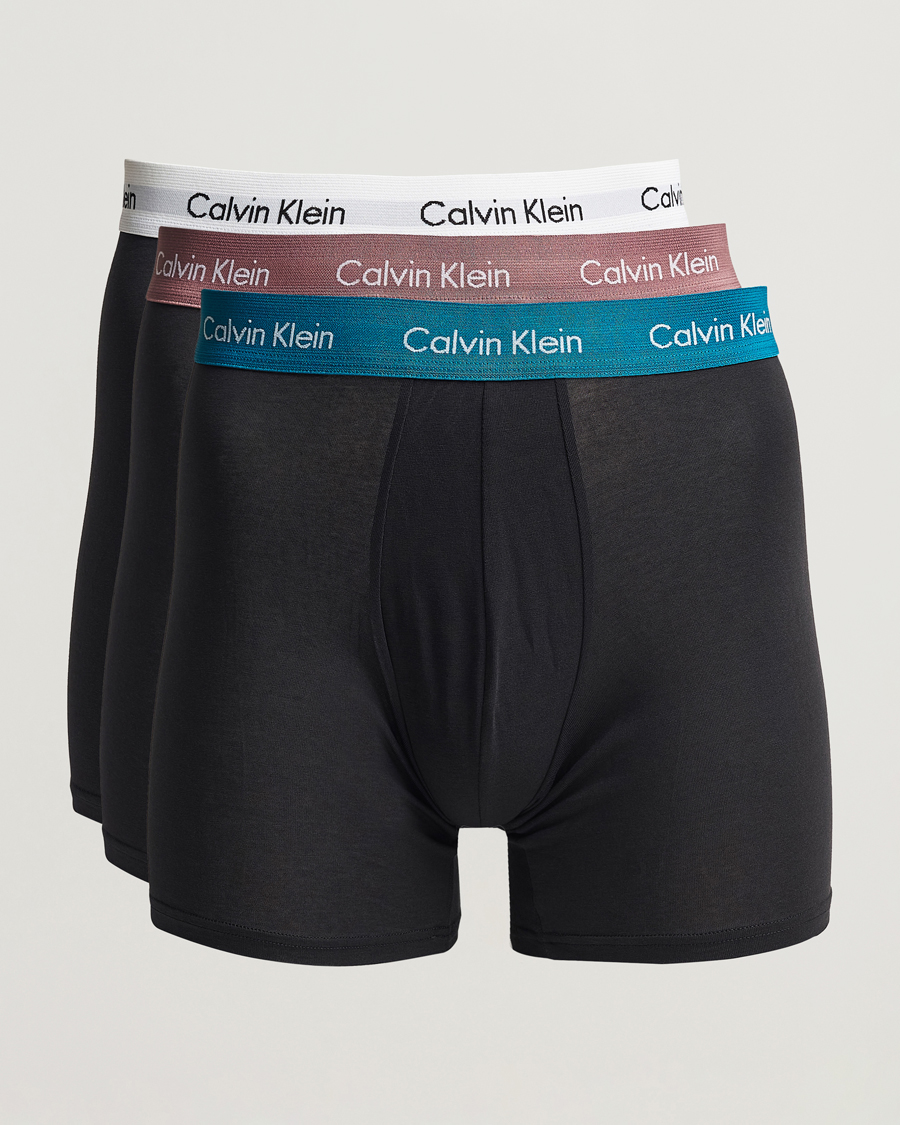 Herr | Underkläder | Calvin Klein | Cotton Stretch 3-Pack Boxer Breif Rose/Ocean/White