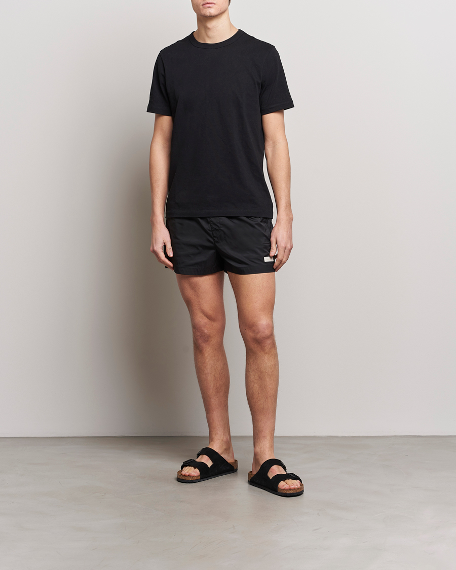 Herr | Badbyxor | Calvin Klein | Logo Drawstring Swimshorts Black