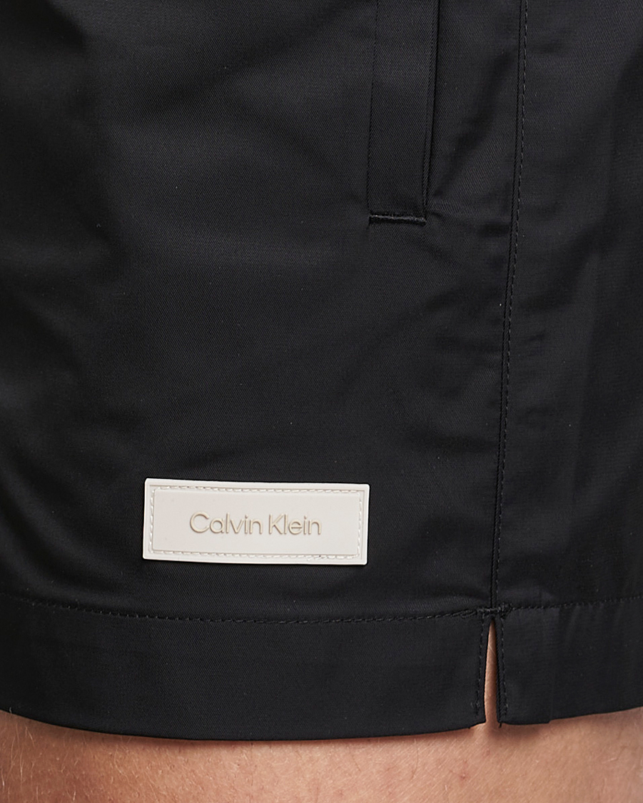 Herr | Badbyxor | Calvin Klein | Logo Drawstring Swimshorts Black