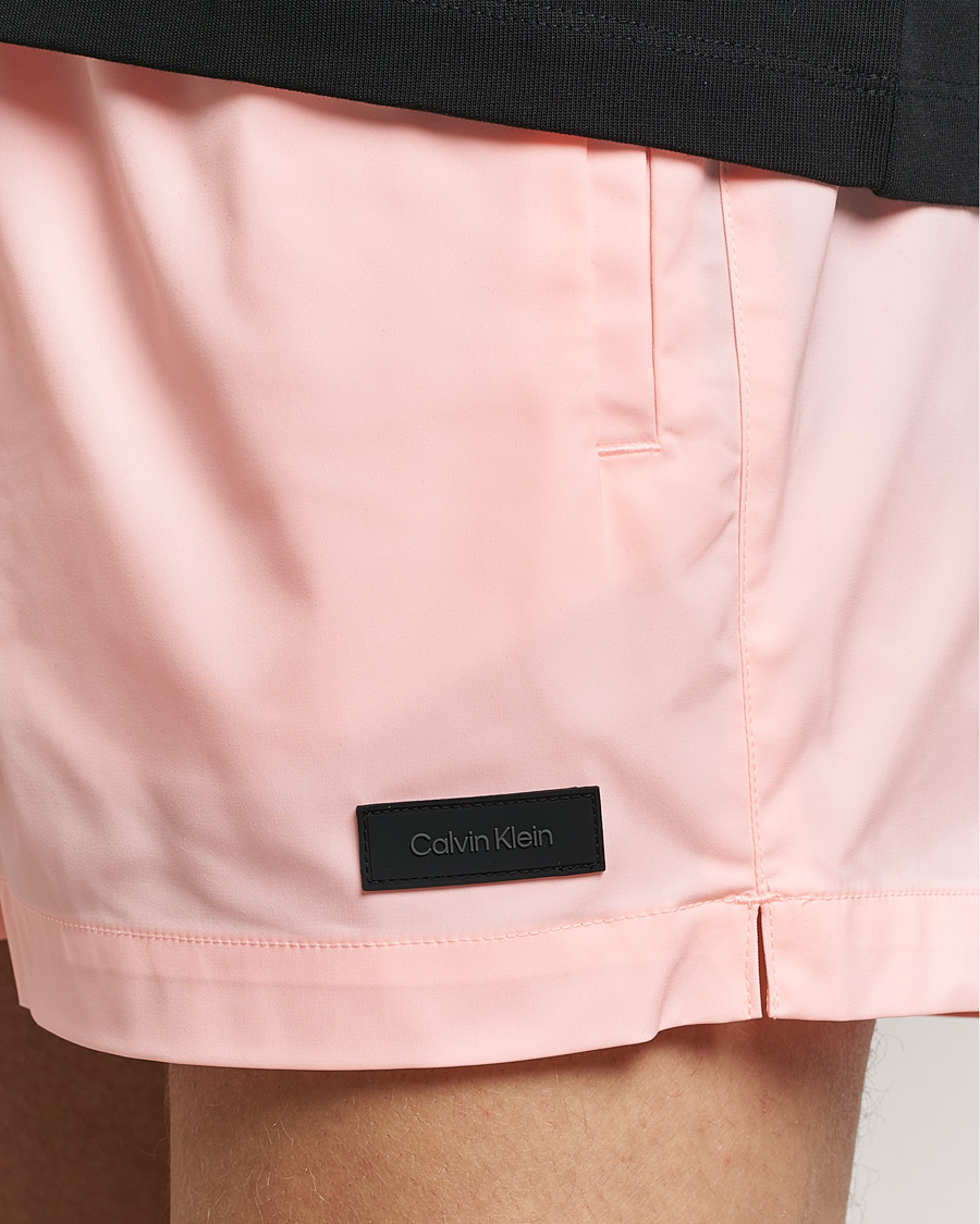 Herr | Badbyxor | Calvin Klein | Logo Drawstring Swimshorts Pale Rosette